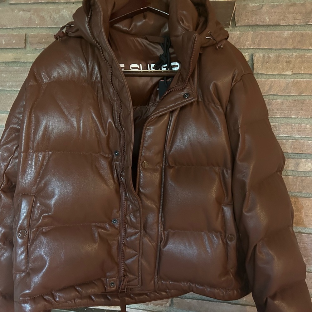 Artizia Super Puff Jacket Leather